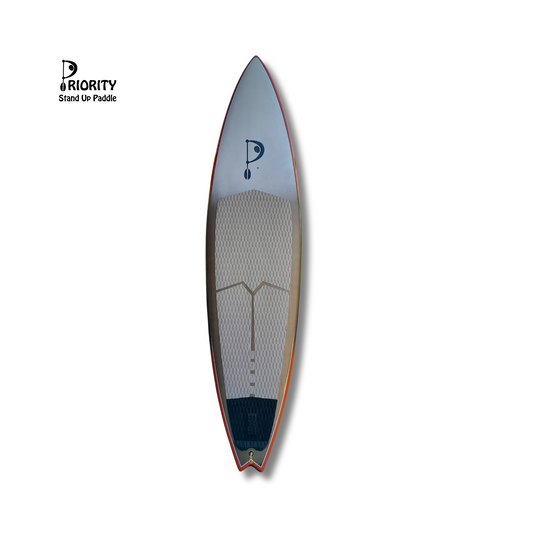 Priority SUP Hardboard Volcano 8'5"x25"x3 11/16" 91L Orange
