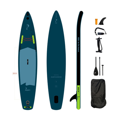 Priority Inflatable SUP Paddleboard 12'6" x 29" x 6" – Premium Single-Chamber Touring iSUP | 210L Lightweight Race-Style Board for Speed & Long-Distance Paddling